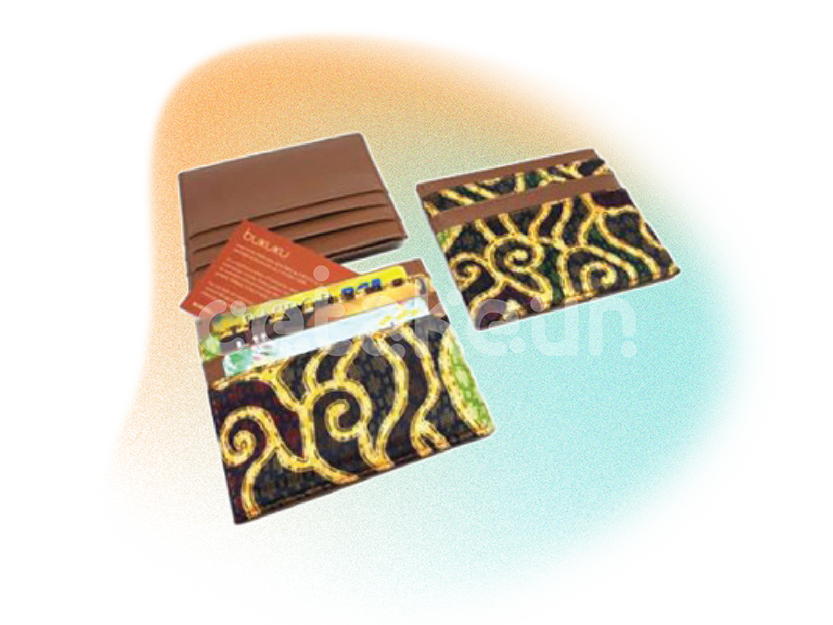 Card holder mix batik